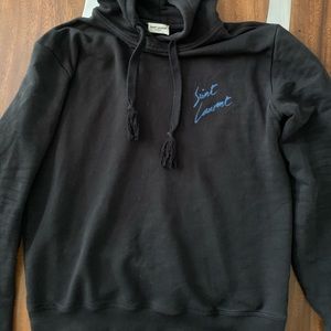 Saint laurent signature hoodie